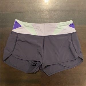 Lululemon speed shorts